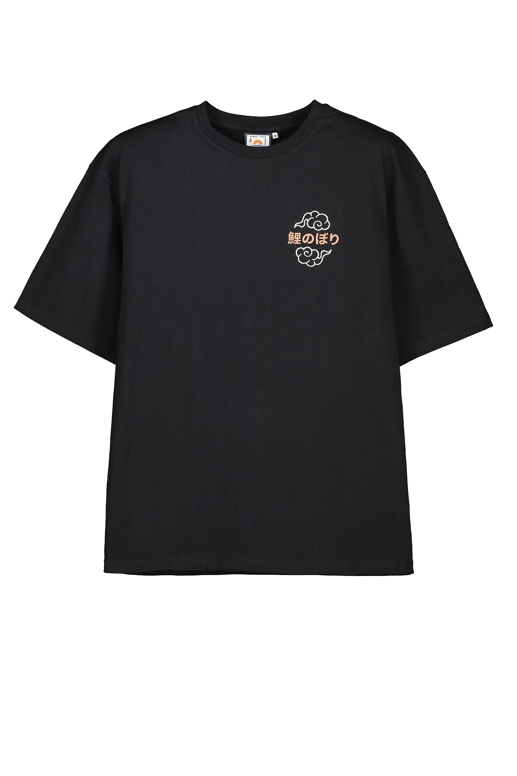         T-SHIRT MANICA CORTA GIROCOLLO OVER STAMPA RETRO CARP KITE