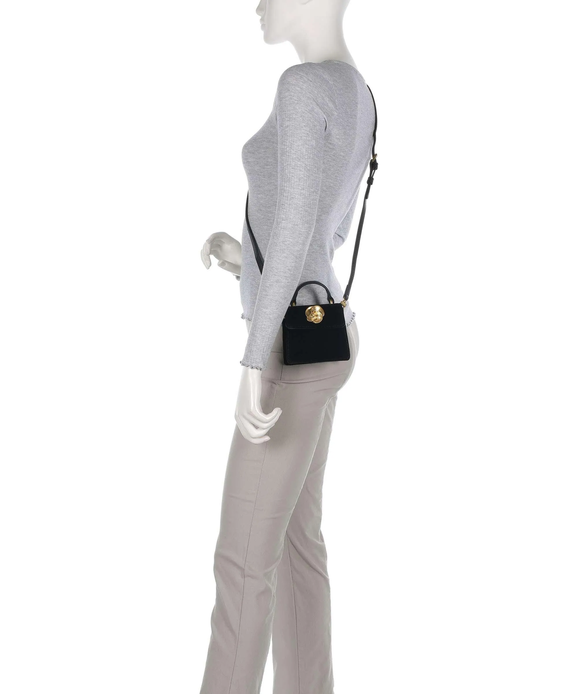  Ted Baker Rosiya Borsa a tracolla tissu nero  