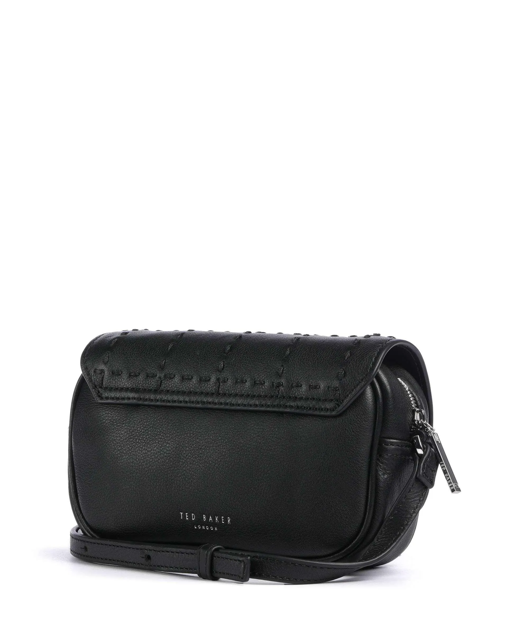  Ted Baker Stalina Borsa a tracolla pelle di vacchetta finemente grana nero  