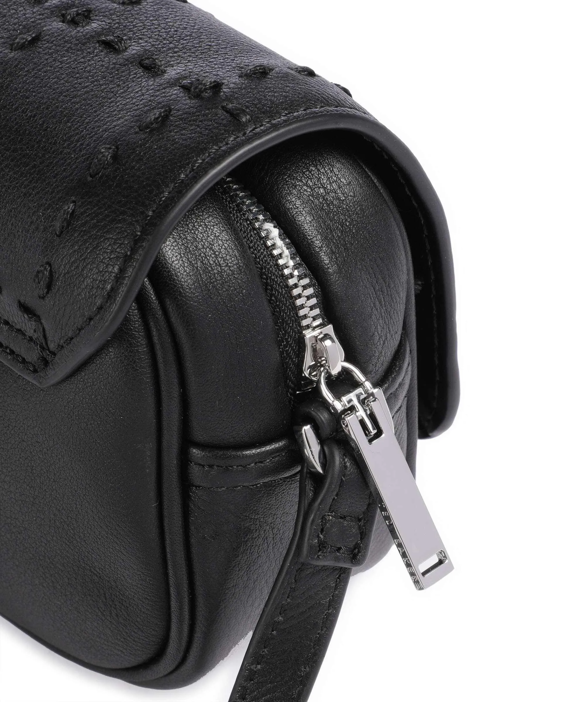 Ted Baker Stalina Borsa a tracolla pelle di vacchetta finemente grana nero  