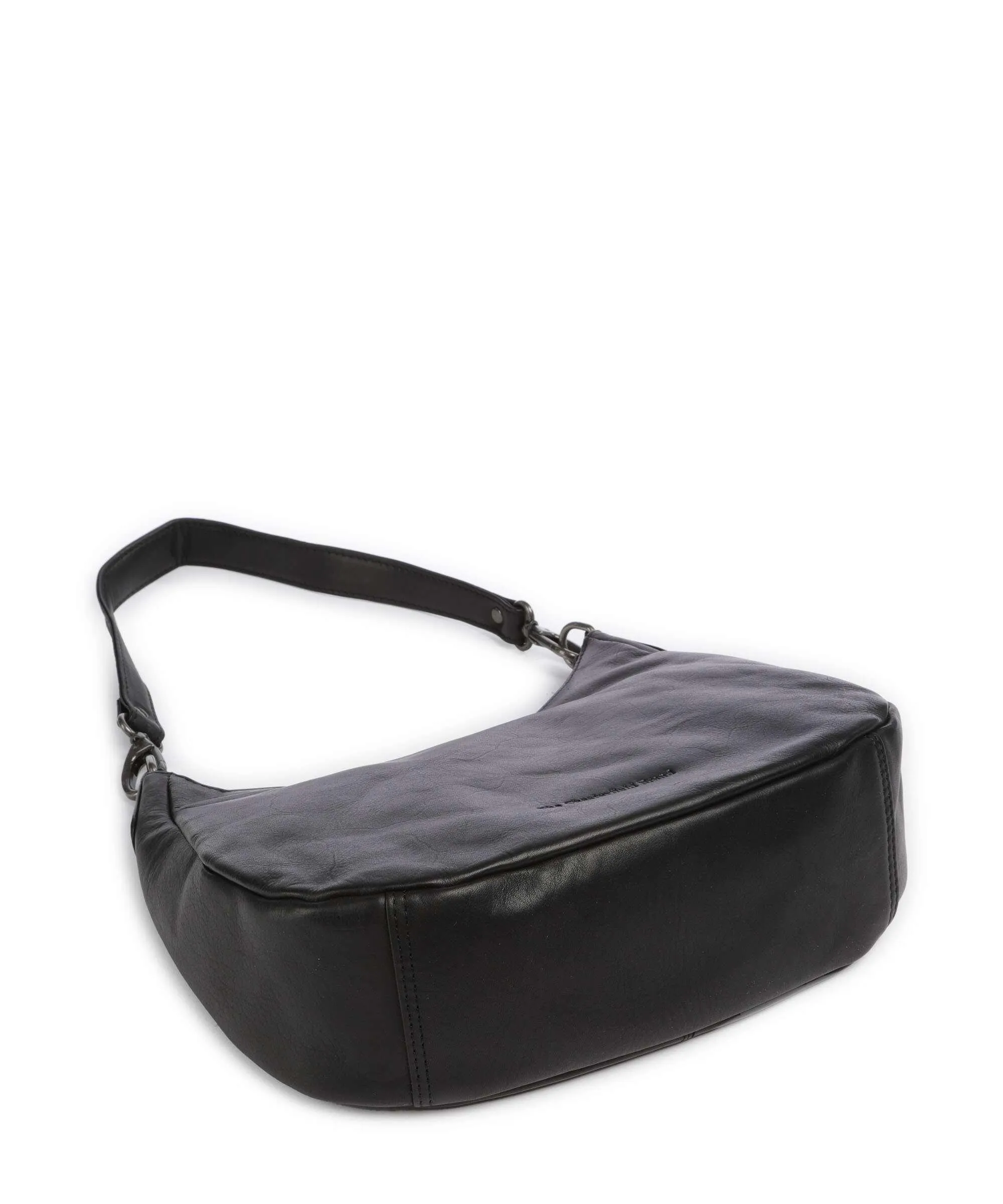  The Chesterfield Brand Cow Wax Pull Up Alexandria Borsa a spalla pelle di vacchetta pull-up nero  