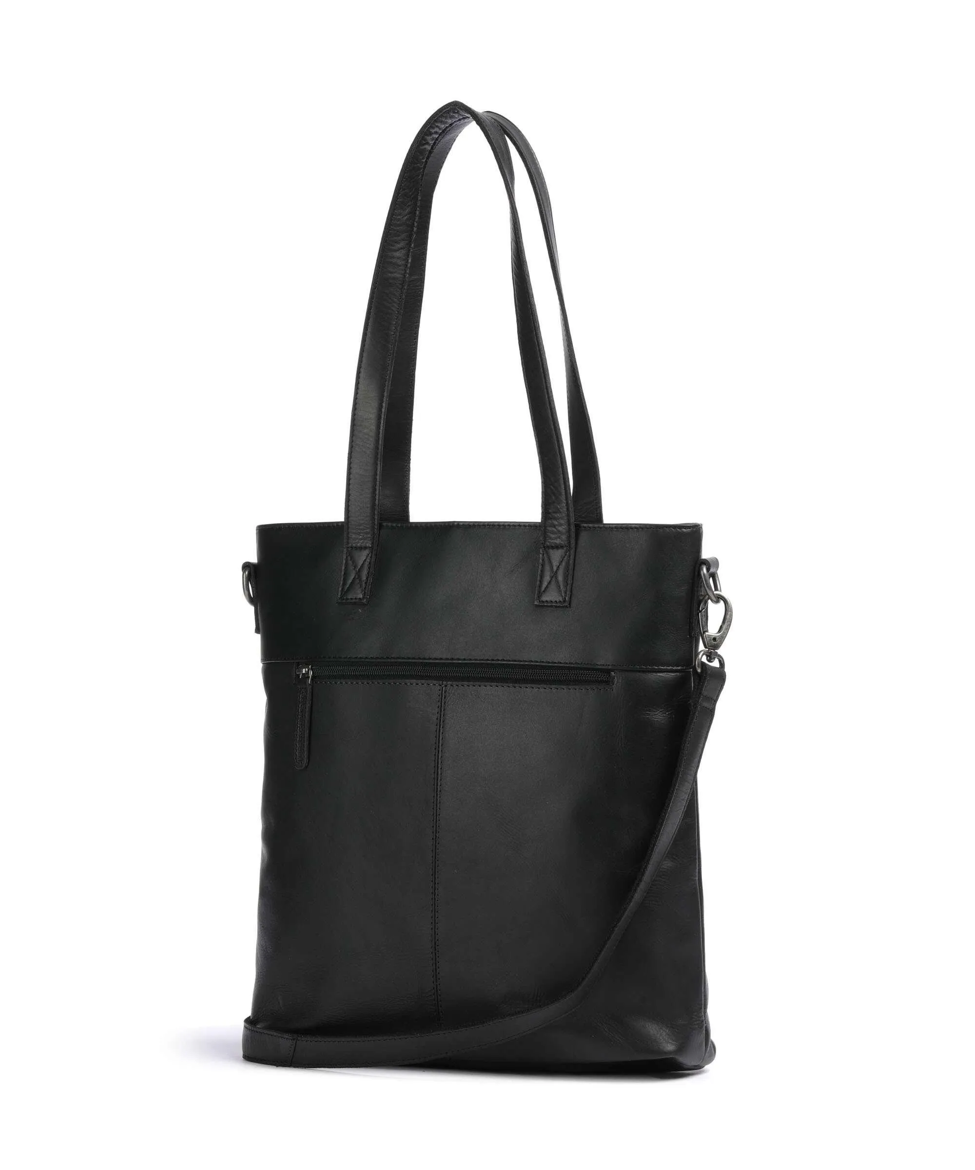  The Chesterfield Brand Cow Wax Pull Up Nunavik Borsa shopper 15″ pelle bovina nero  