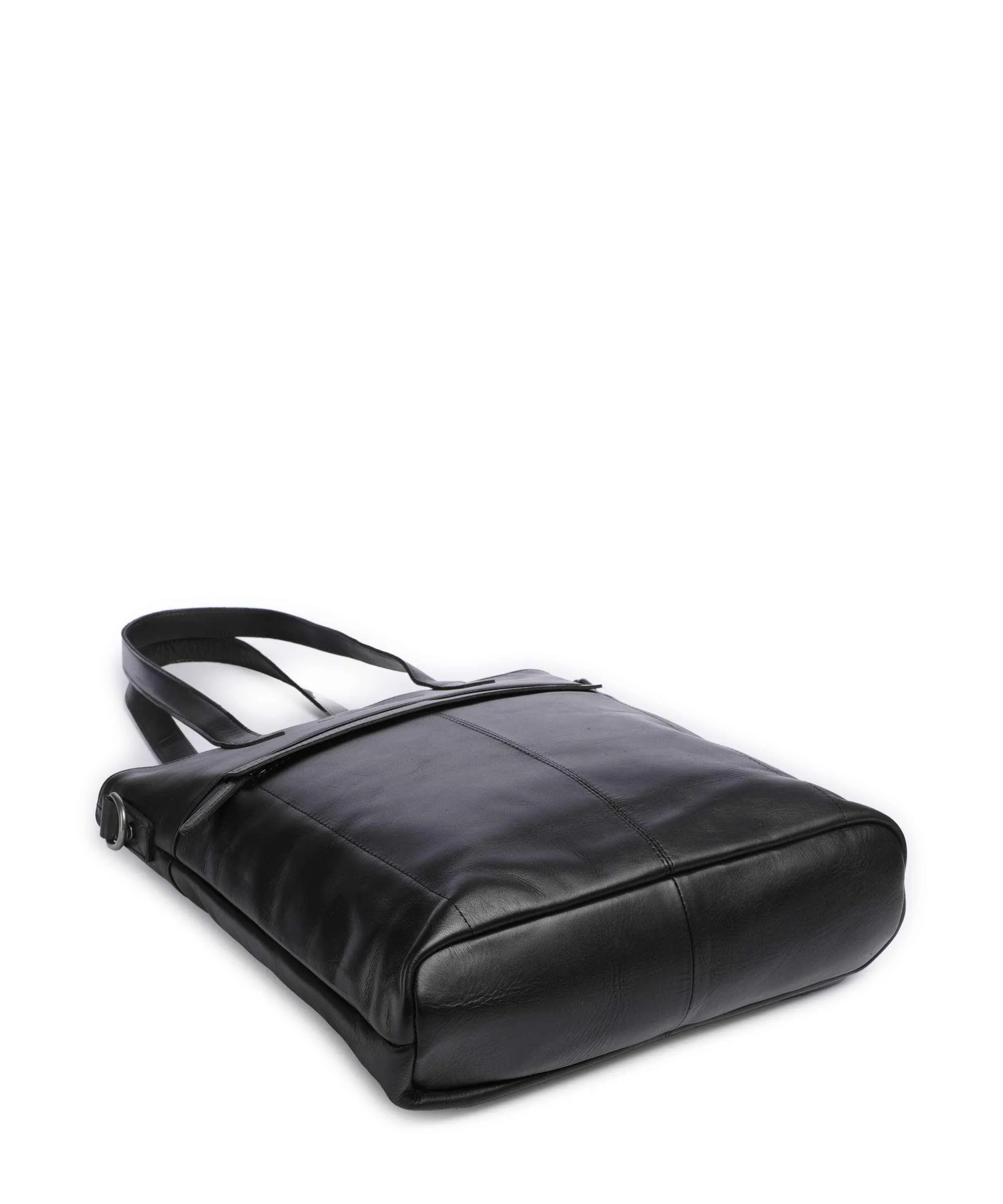  The Chesterfield Brand Cow Wax Pull Up Nunavik Borsa shopper 15″ pelle bovina nero  