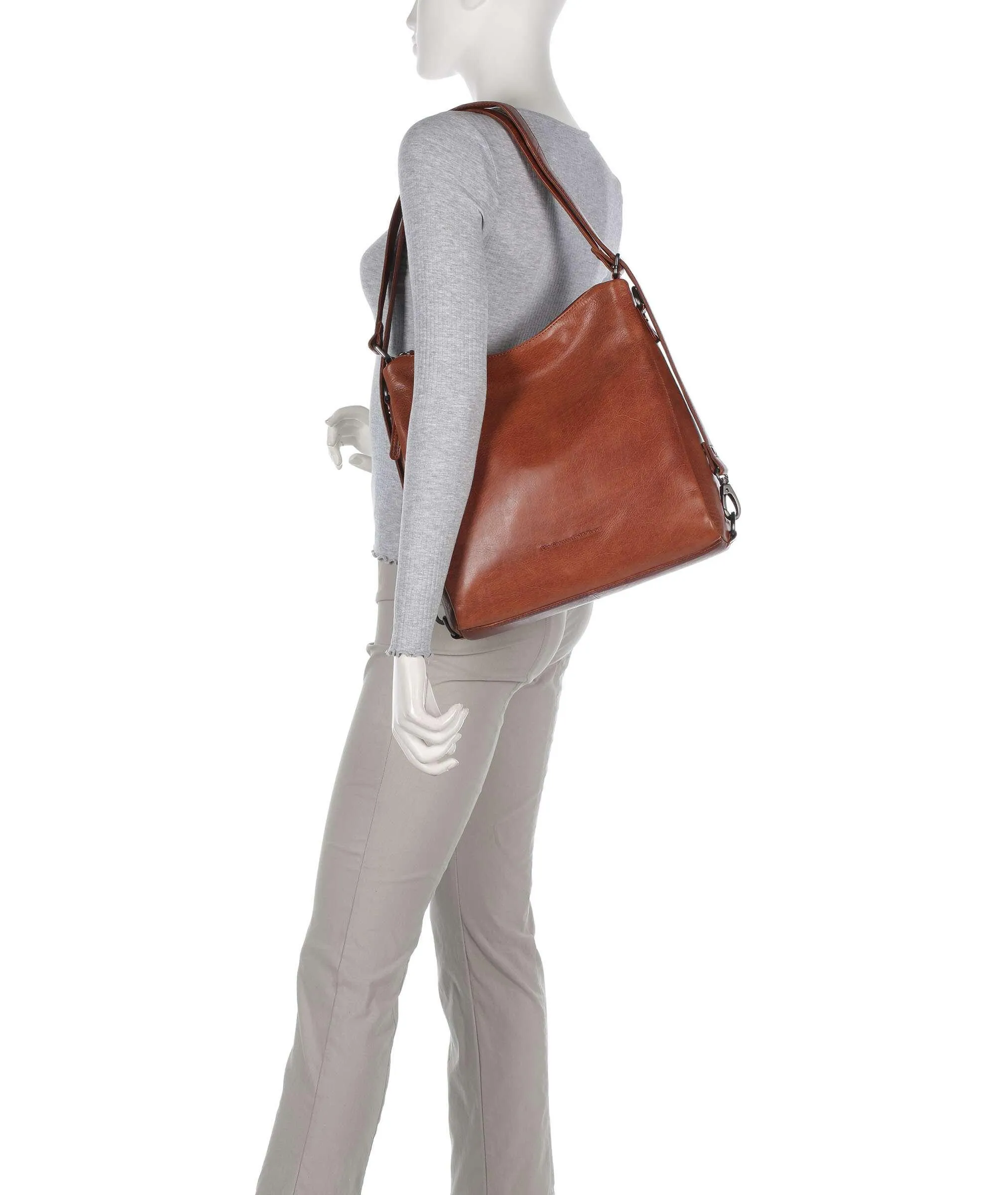  The Chesterfield Brand Novum Letizia Borsa a zainetto pelle cognac  