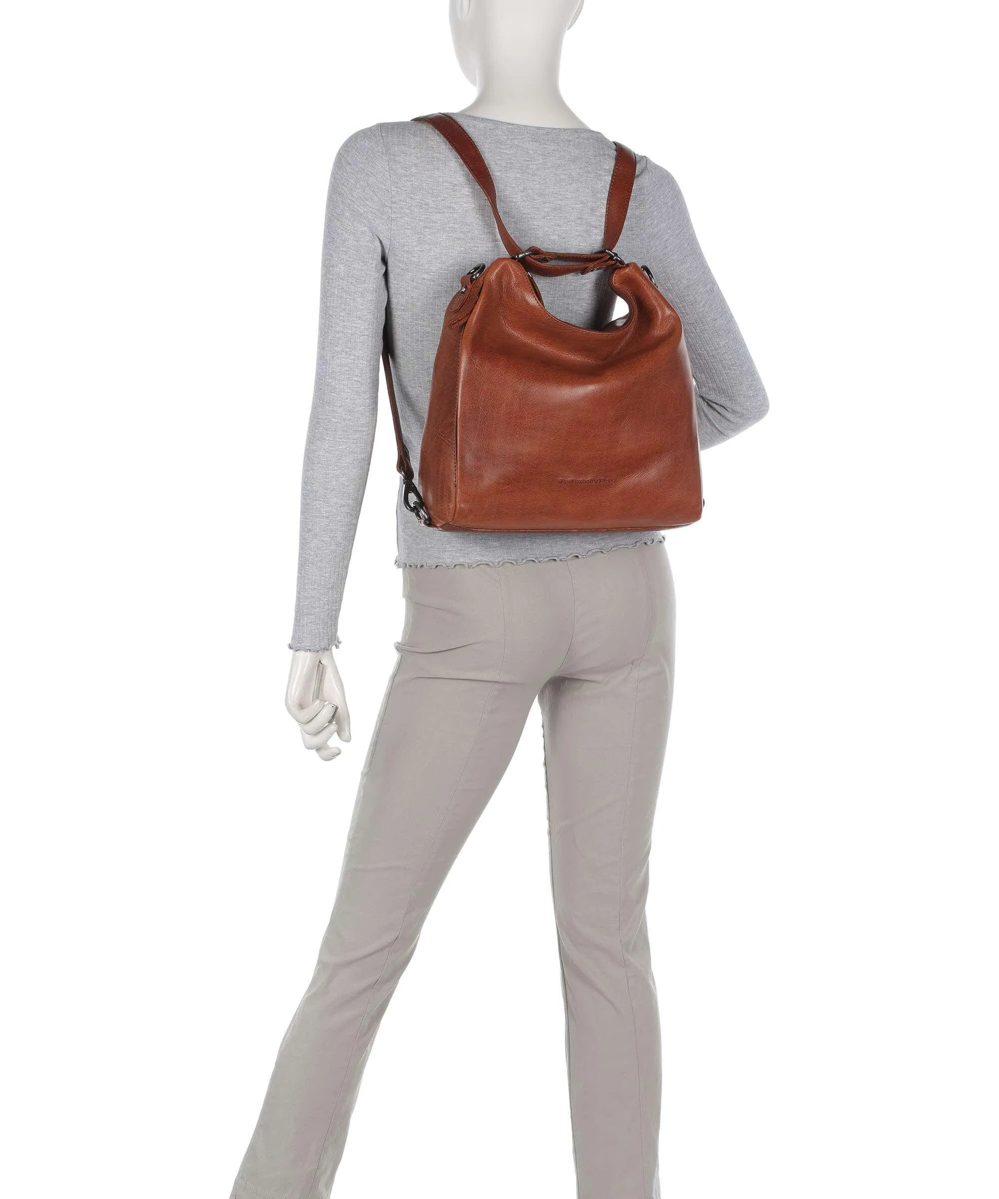  The Chesterfield Brand Novum Letizia Borsa a zainetto pelle cognac  