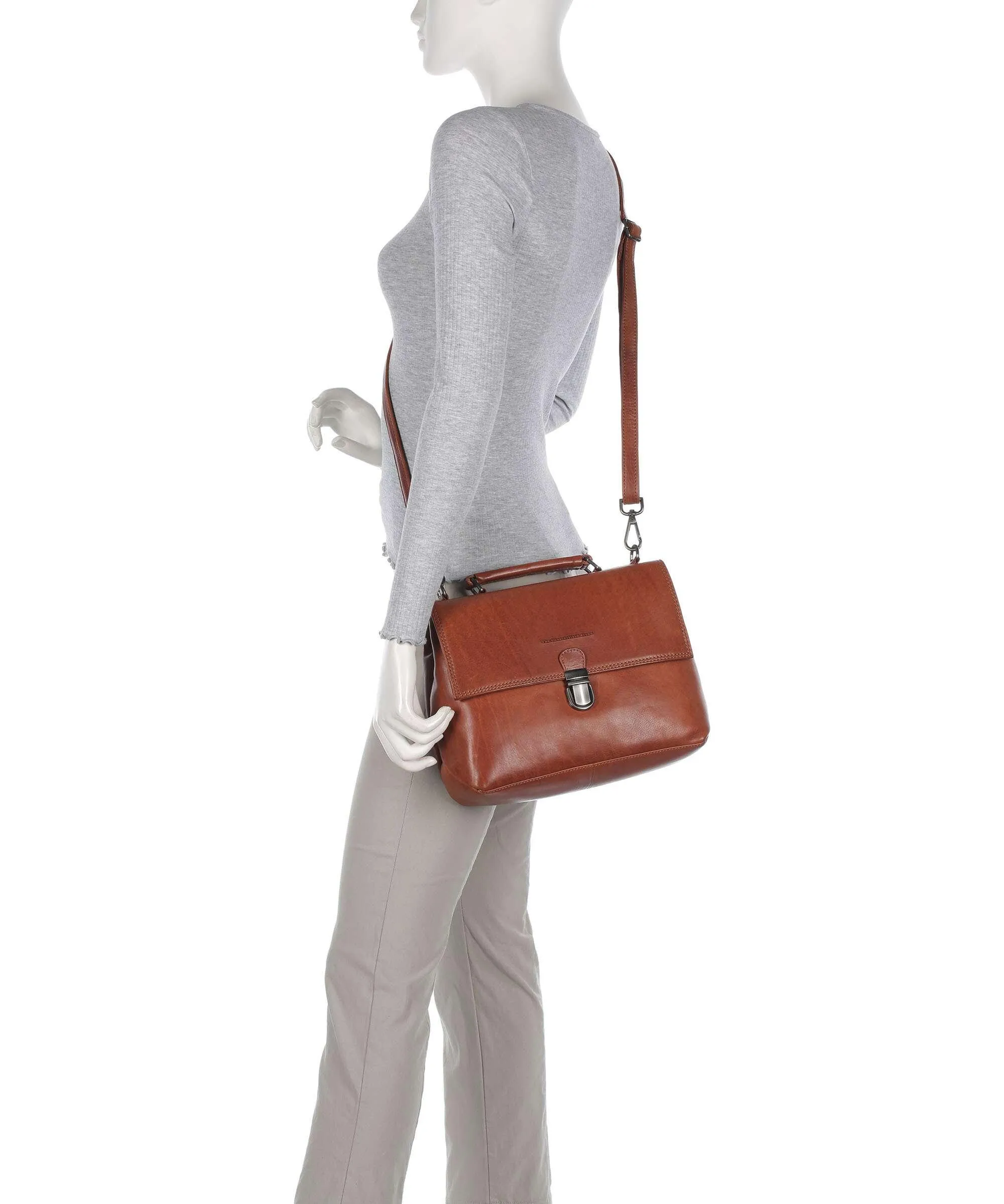  The Chesterfield Brand Novum Renata Borsa a tracolla pelle bovina cognac  