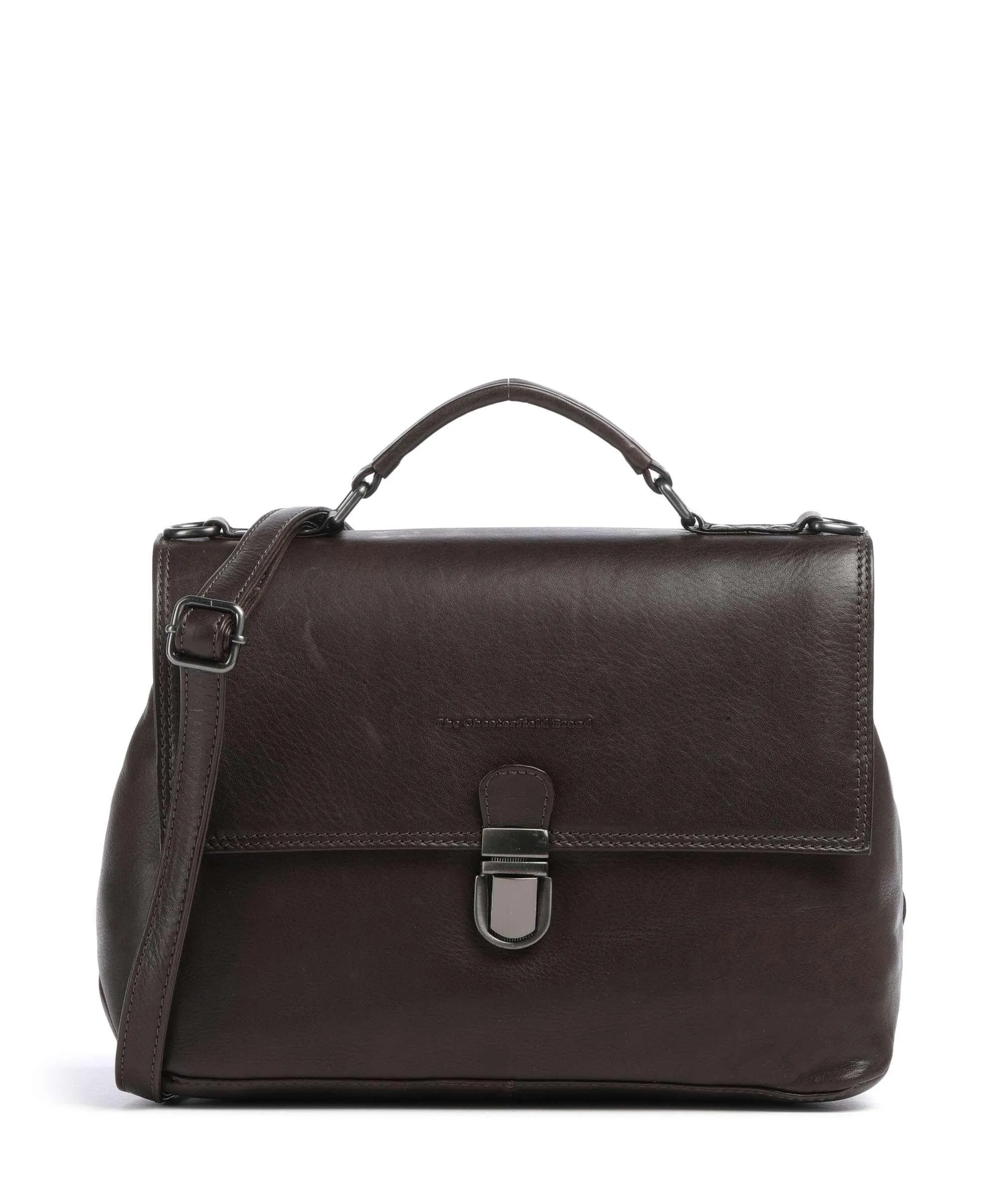  The Chesterfield Brand Novum Renata Borsa a tracolla pelle bovina marrone scuro  