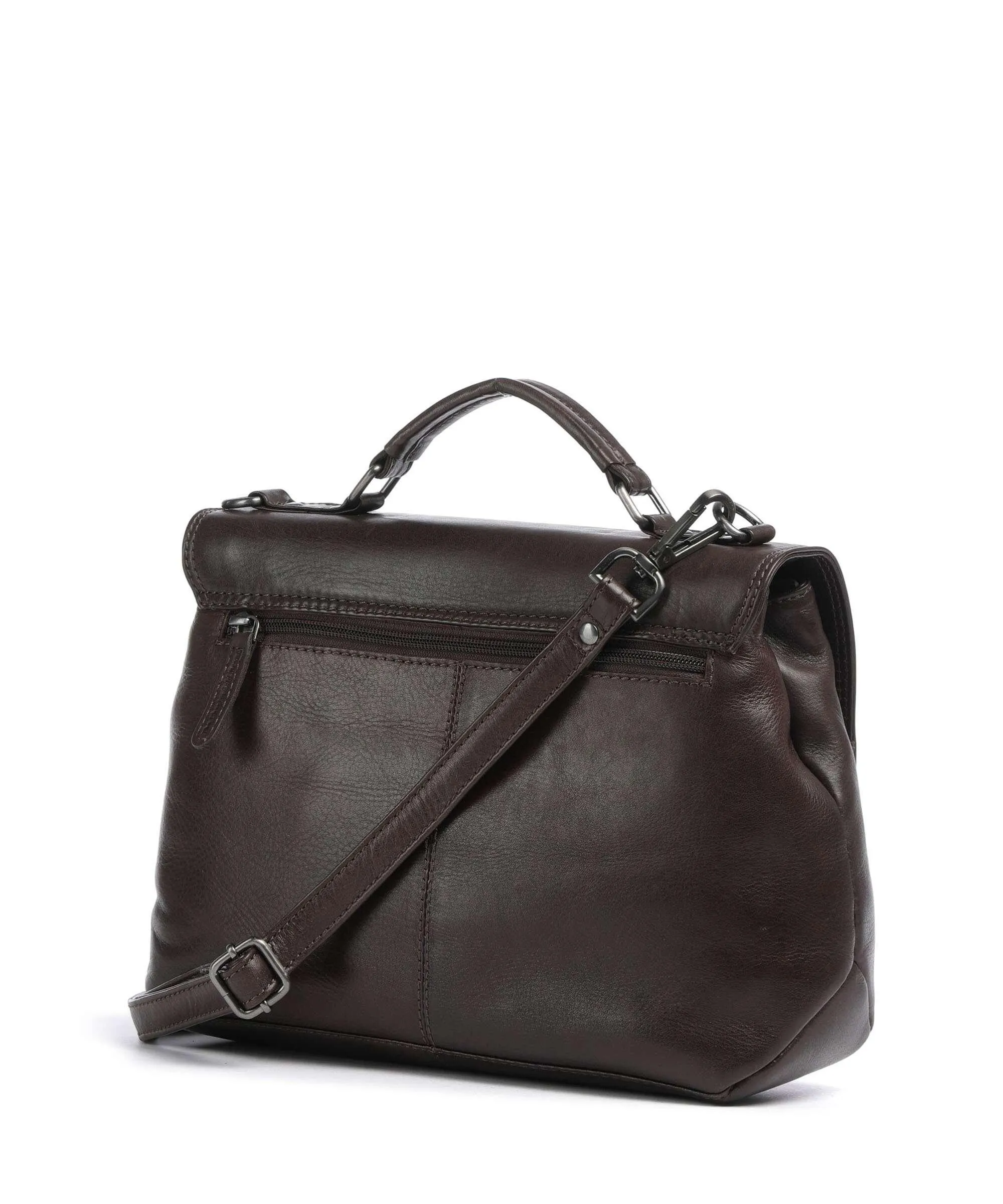  The Chesterfield Brand Novum Renata Borsa a tracolla pelle bovina marrone scuro  