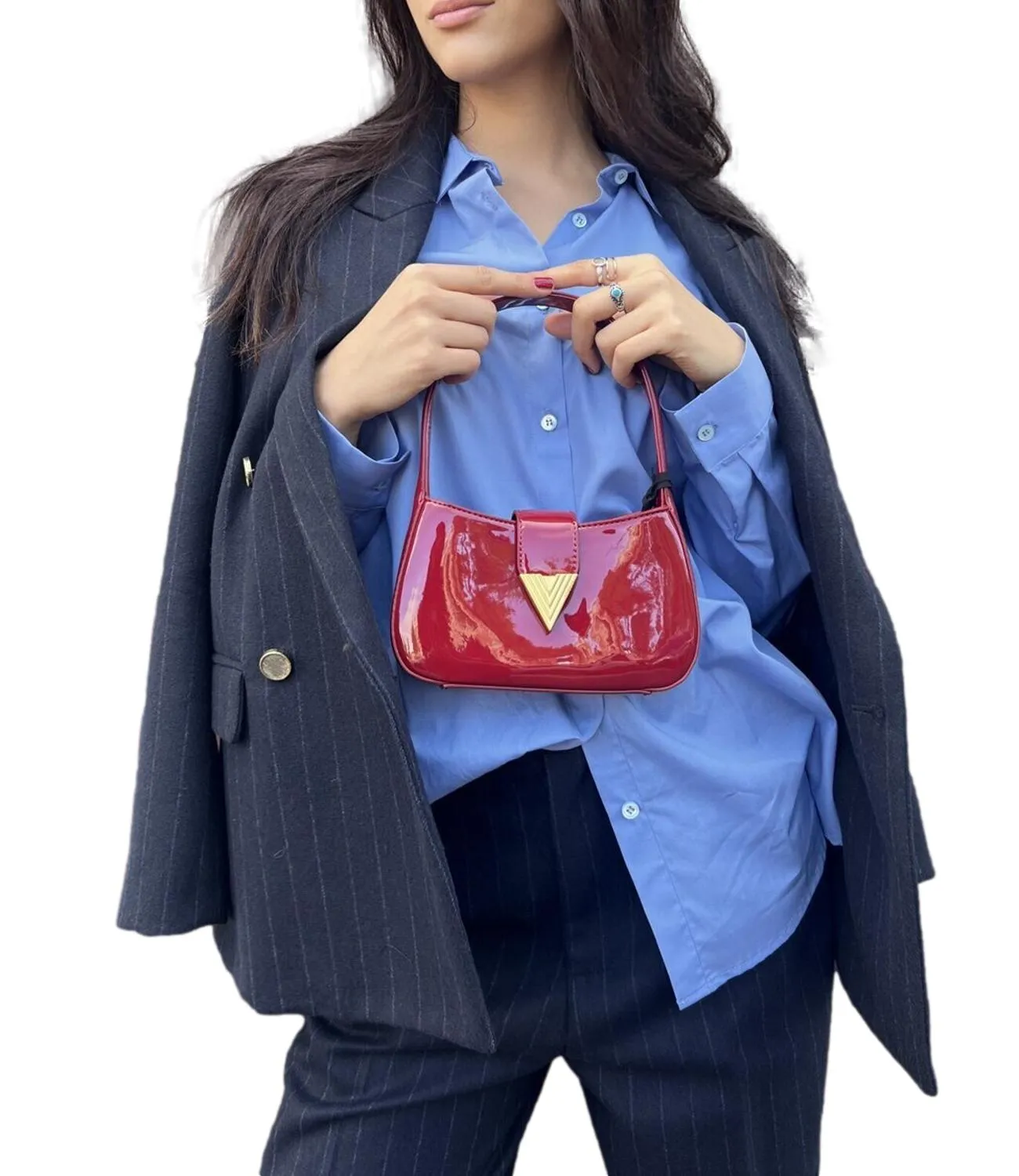 VICOLO Vicolo borsa bordeaux donna