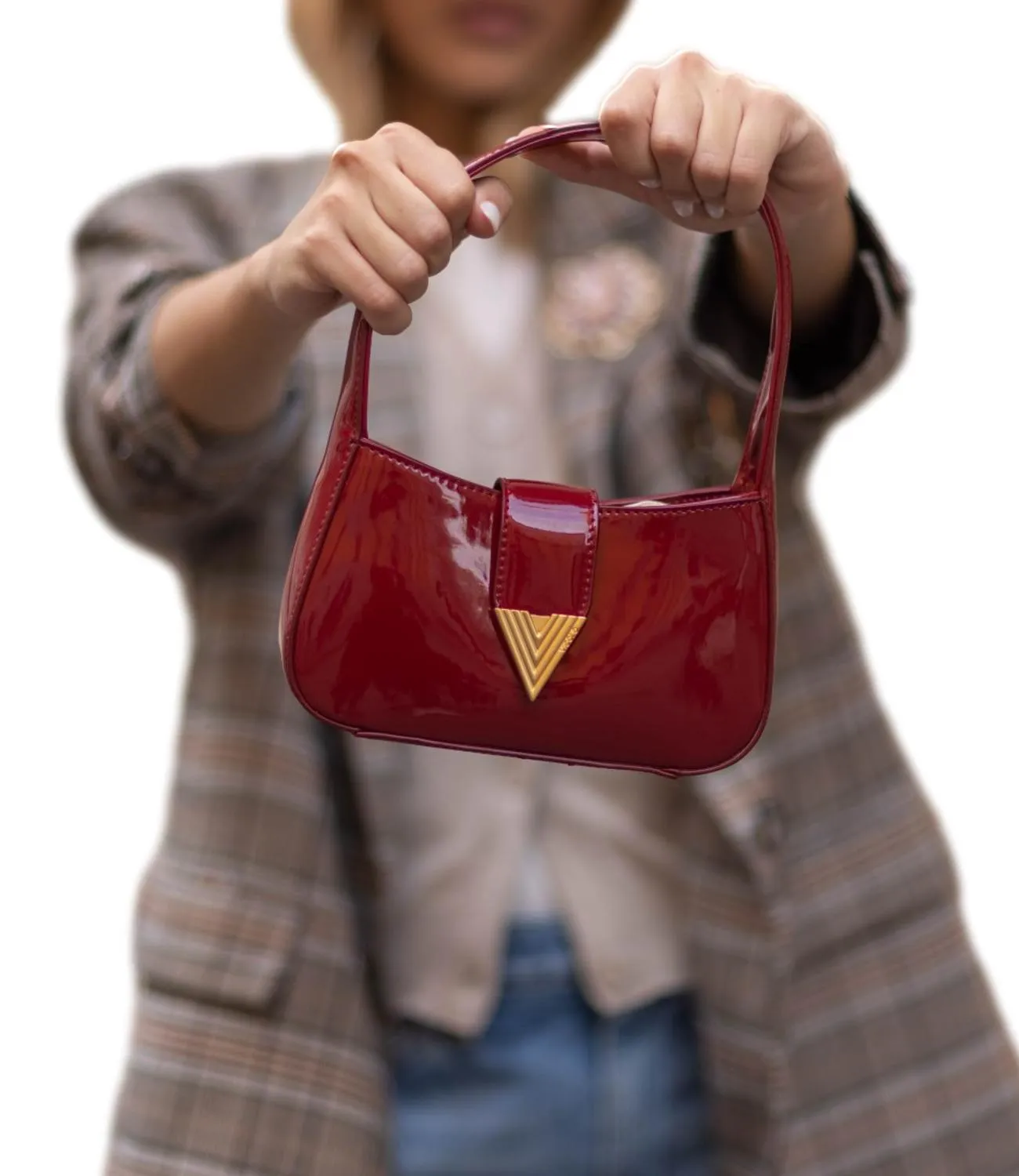 VICOLO Vicolo borsa bordeaux donna
